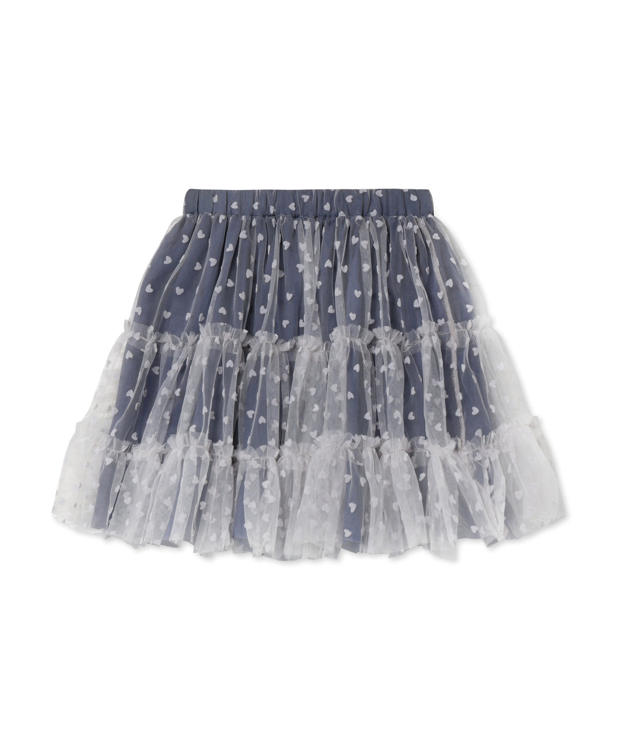 Tulle Skirt in Slate, back view