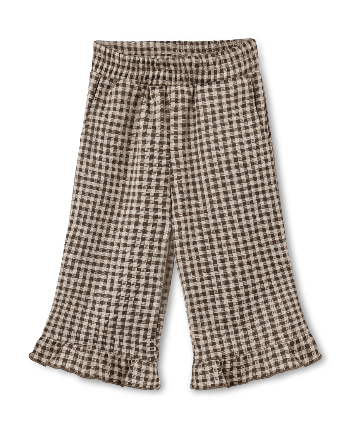 Ella Pant in Sandshell / Coffee Bean, back view