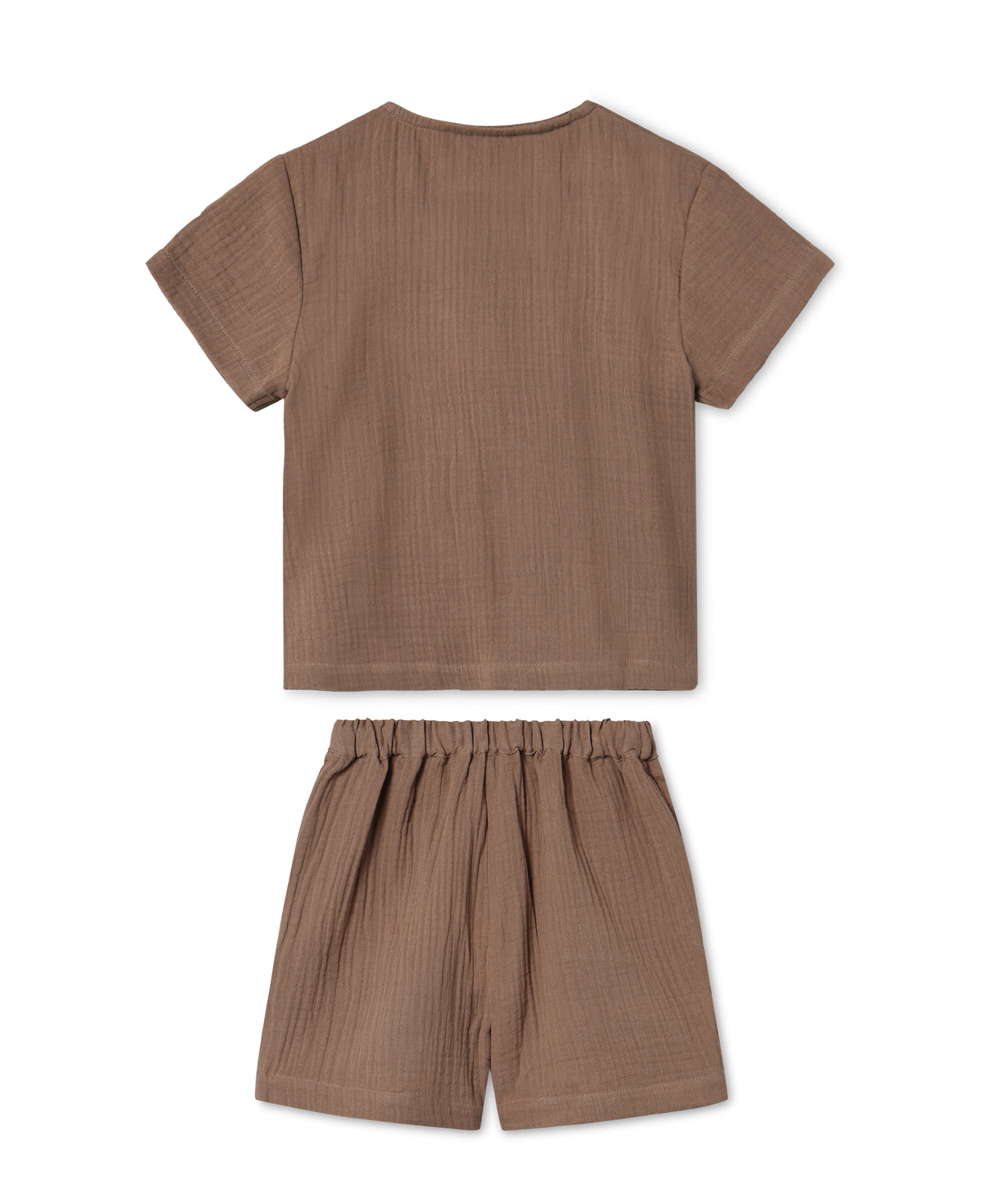 Cha Cha Short Set in Pine Bark, back view